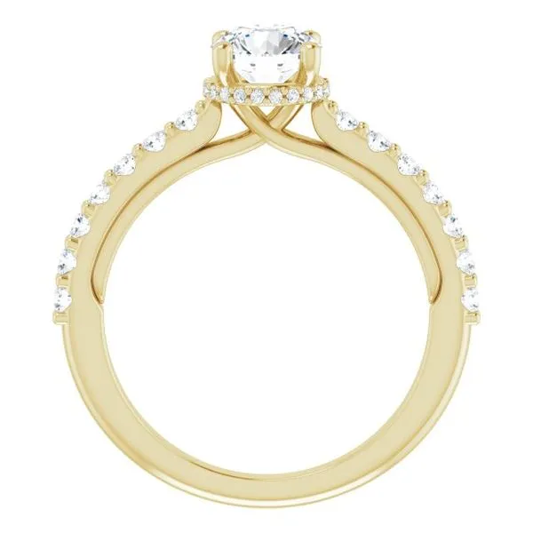 Hidden Halo-Style Engagement Ring Image 2 Shipley's Fine Jewelry Hampstead, MD