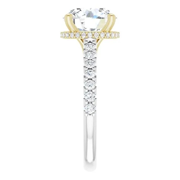 Hidden Halo-Style Engagement Ring Image 4 Rox Atlanta Jewelers Decatur, GA
