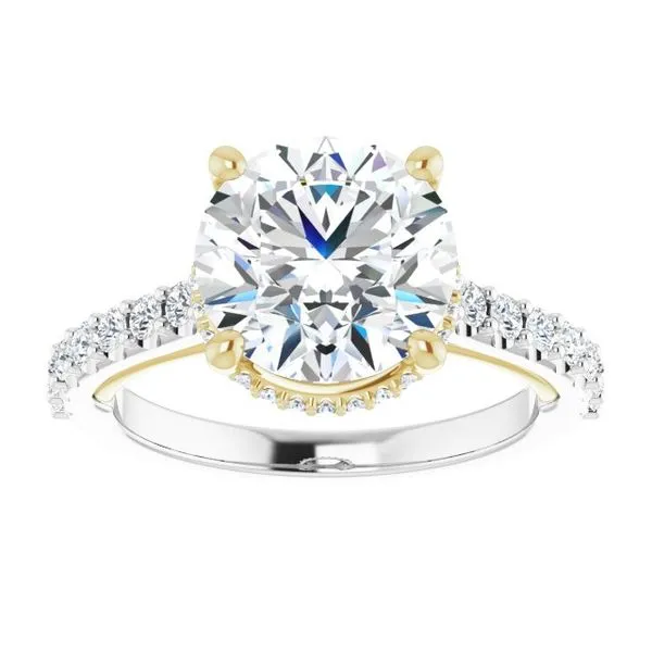 Hidden Halo-Style Engagement Ring Image 3 Rox Atlanta Jewelers Decatur, GA