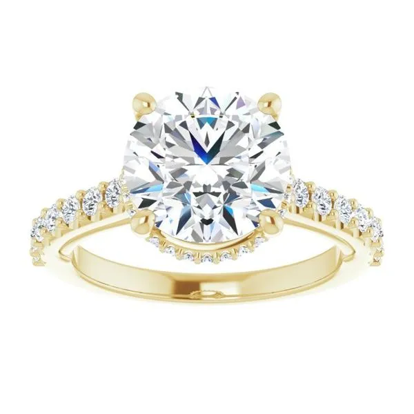 Hidden Halo-Style Engagement Ring Image 3 Rox Atlanta Jewelers Decatur, GA
