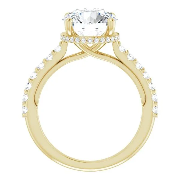 Hidden Halo-Style Engagement Ring Image 2 Paul James Jewelers Angels Camp, CA