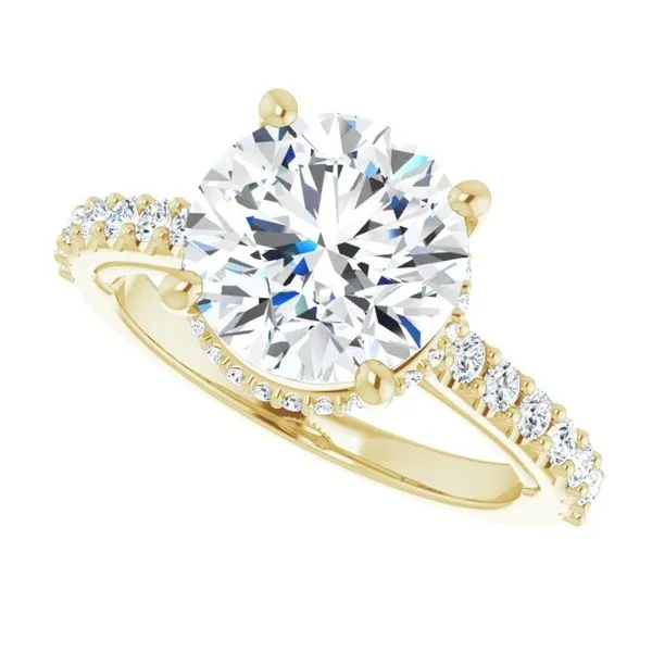 Hidden Halo-Style Engagement Ring Image 5 Paul James Jewelers Angels Camp, CA