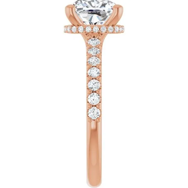 Hidden Halo-Style Engagement Ring Image 4 Paul James Jewelers Angels Camp, CA