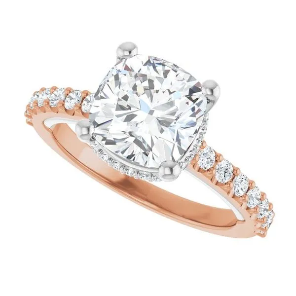 Hidden Halo-Style Engagement Ring Image 5 Golden Sails Jewelers, Inc. Saint Petersburg, FL