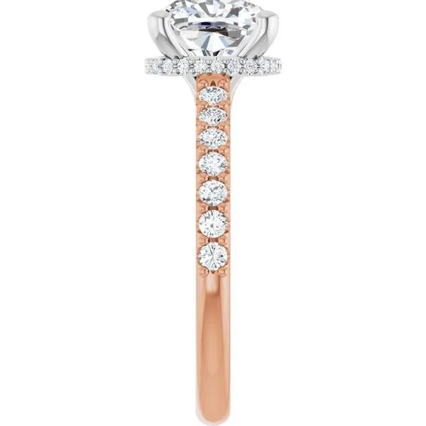 Hidden Halo-Style Engagement Ring Image 4 Clater Jewelers Louisville, KY