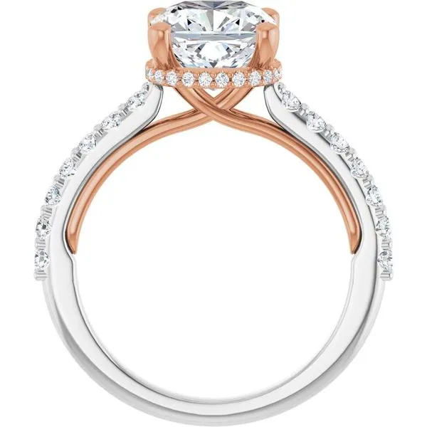 Hidden Halo-Style Engagement Ring Image 2 House of Silva Wooster, OH