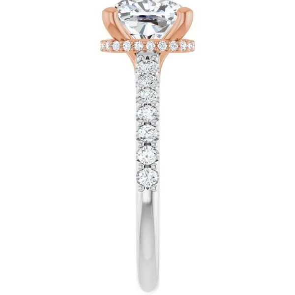 Hidden Halo-Style Engagement Ring Image 4 Paul James Jewelers Angels Camp, CA