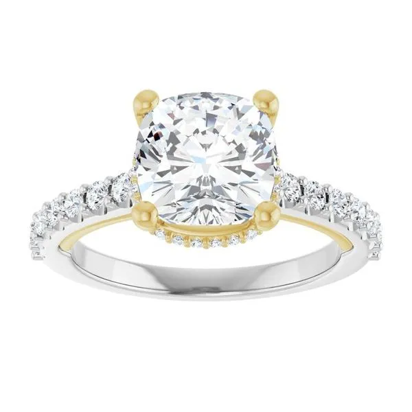 Hidden Halo-Style Engagement Ring Image 3 Rox Atlanta Jewelers Decatur, GA