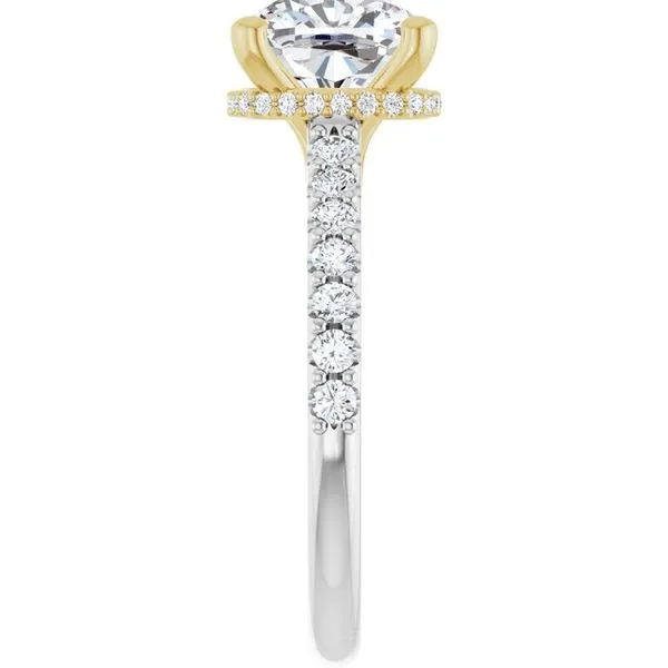 Hidden Halo-Style Engagement Ring Image 4 Rox Atlanta Jewelers Decatur, GA