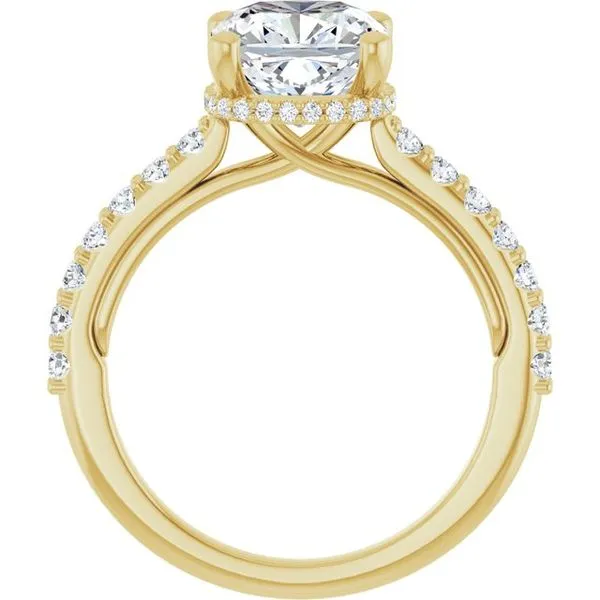 Hidden Halo-Style Engagement Ring Image 2 Clater Jewelers Louisville, KY