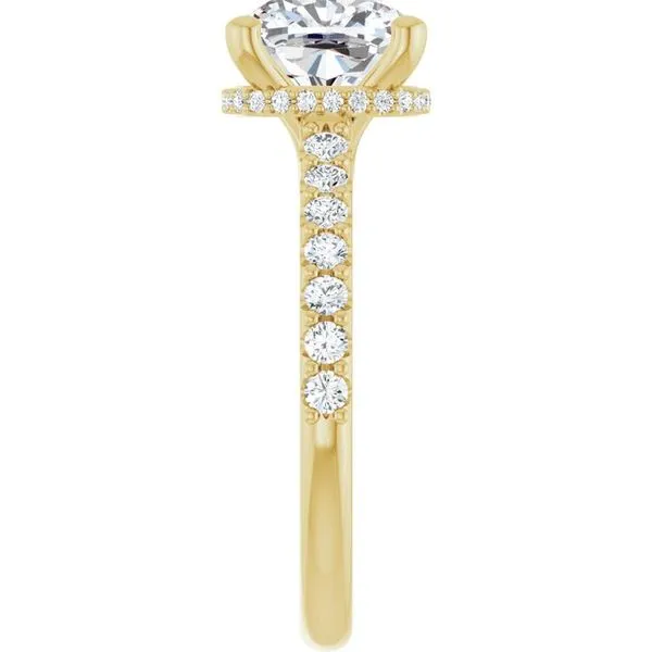 Hidden Halo-Style Engagement Ring Image 4 Paul James Jewelers Angels Camp, CA