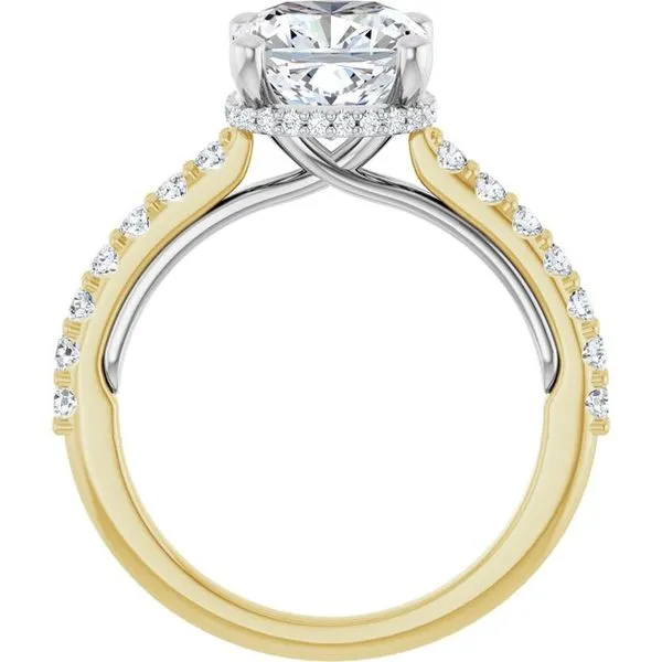 Hidden Halo-Style Engagement Ring Image 2 Rox Atlanta Jewelers Decatur, GA