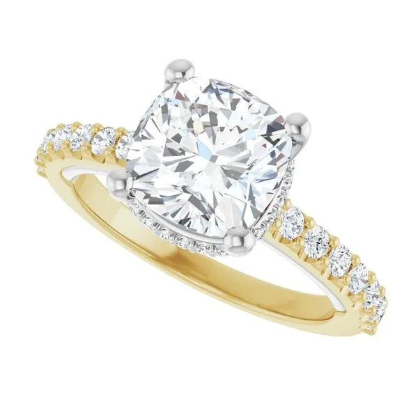 Hidden Halo-Style Engagement Ring Image 5 Austin's Fine Diamonds & Jewelry Lyndhurst, NJ