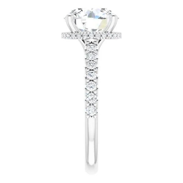 Hidden Halo-Style Engagement Ring Image 4 Rox Atlanta Jewelers Decatur, GA
