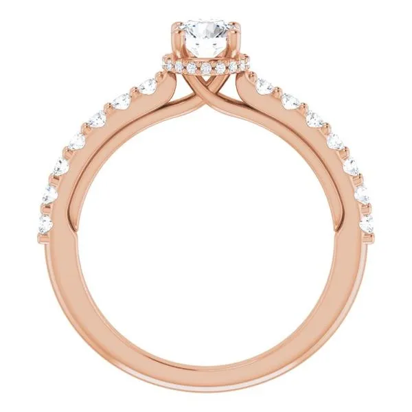 Hidden Halo-Style Engagement Ring Image 2 Arezzo Jewelers Elmwood Park, IL