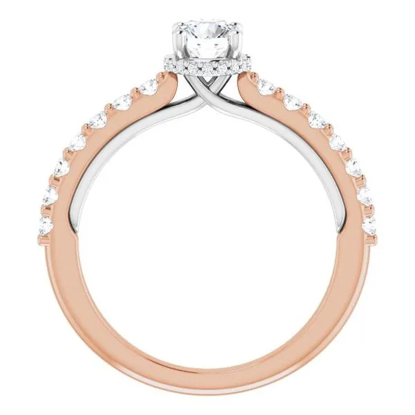 Hidden Halo-Style Engagement Ring Image 2 Clater Jewelers Louisville, KY