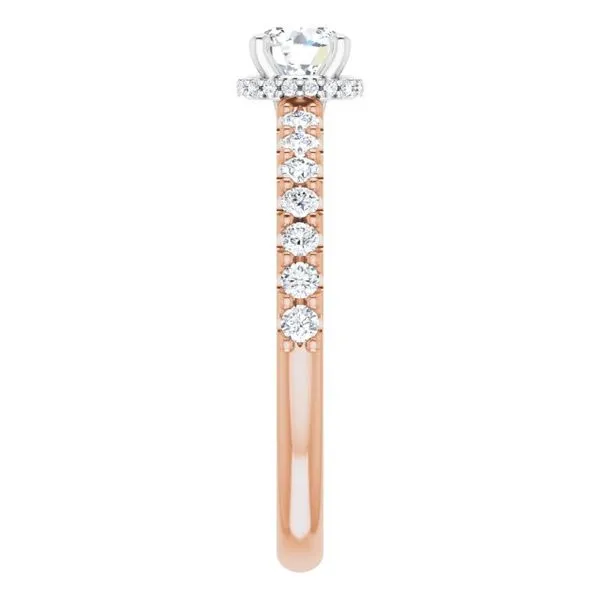 Hidden Halo-Style Engagement Ring Image 4 Golden Sails Jewelers, Inc. Saint Petersburg, FL