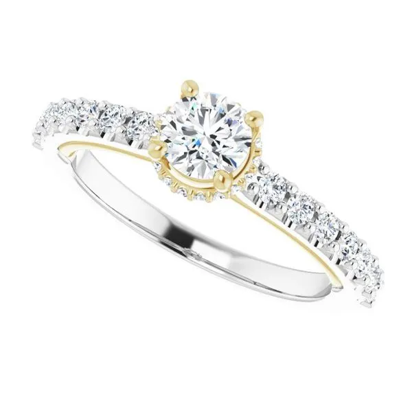 Hidden Halo-Style Engagement Ring Image 5 Dripping Diamonds Dripping Springs, TX