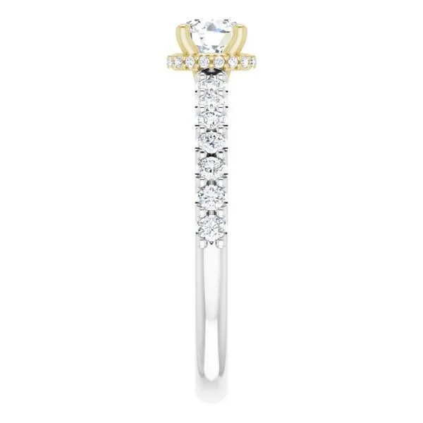 Hidden Halo-Style Engagement Ring Image 4 Arezzo Jewelers Elmwood Park, IL