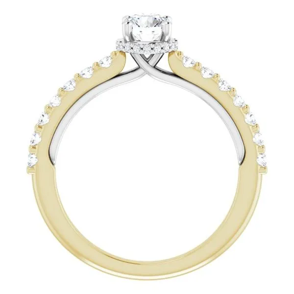 Hidden Halo-Style Engagement Ring Image 2 Clater Jewelers Louisville, KY