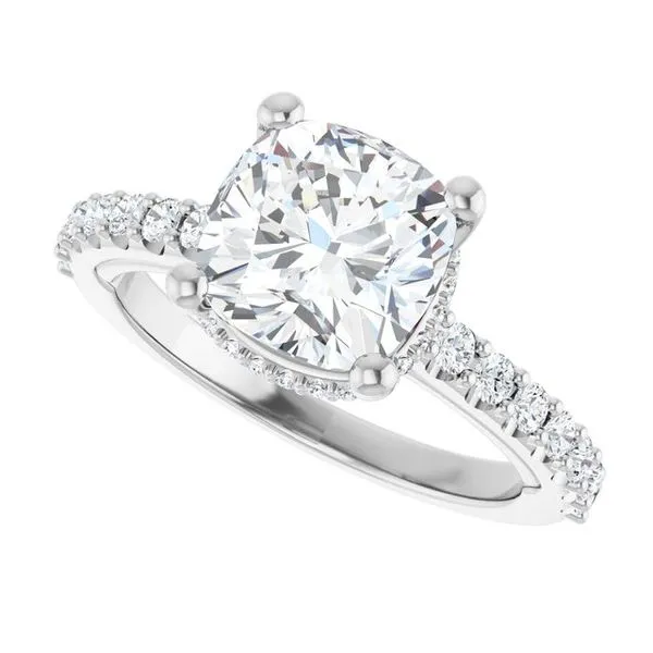 Hidden Halo-Style Engagement Ring Image 5 Austin's Fine Diamonds & Jewelry Lyndhurst, NJ