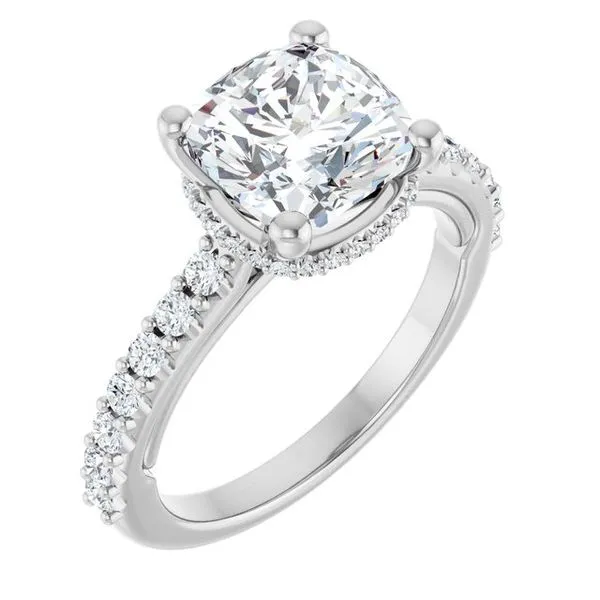 Hidden Halo-Style Engagement Ring Austin's Fine Diamonds & Jewelry Lyndhurst, NJ