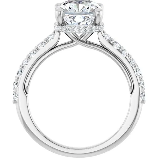 Hidden Halo-Style Engagement Ring Image 2 Clater Jewelers Louisville, KY