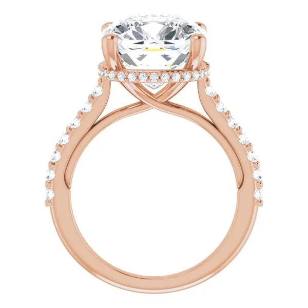 Hidden Halo-Style Engagement Ring Image 2 Arezzo Jewelers Elmwood Park, IL