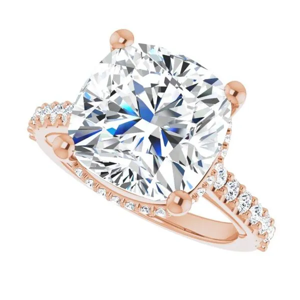 Hidden Halo-Style Engagement Ring Image 5 Arezzo Jewelers Elmwood Park, IL