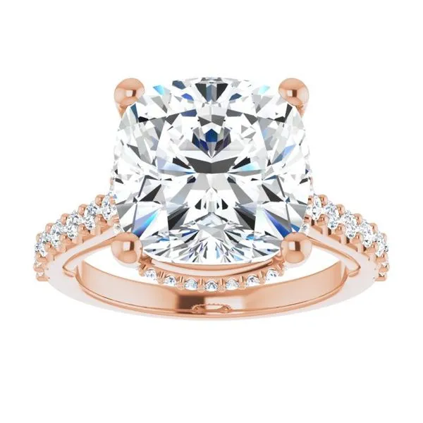 Hidden Halo-Style Engagement Ring Image 3 Arezzo Jewelers Elmwood Park, IL