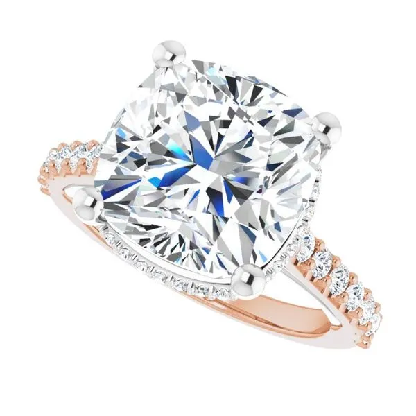 Hidden Halo-Style Engagement Ring Image 5 Austin's Fine Diamonds & Jewelry Lyndhurst, NJ