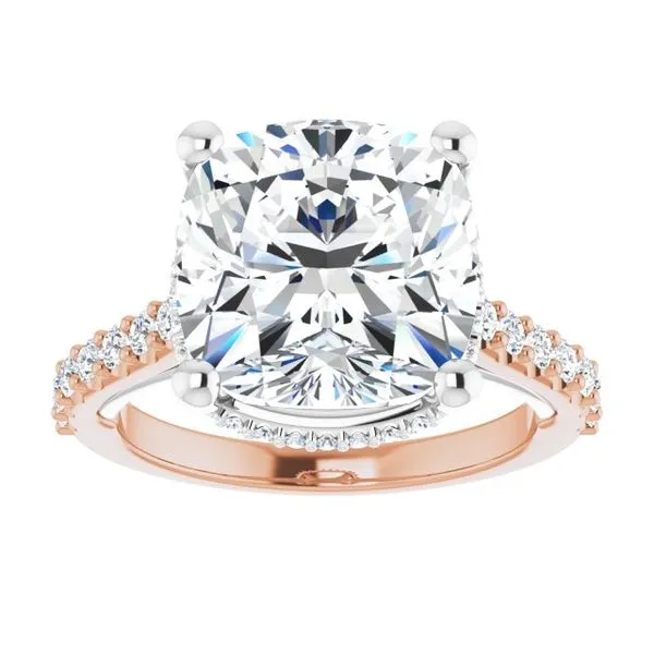 Hidden Halo-Style Engagement Ring Image 3 Arezzo Jewelers Elmwood Park, IL