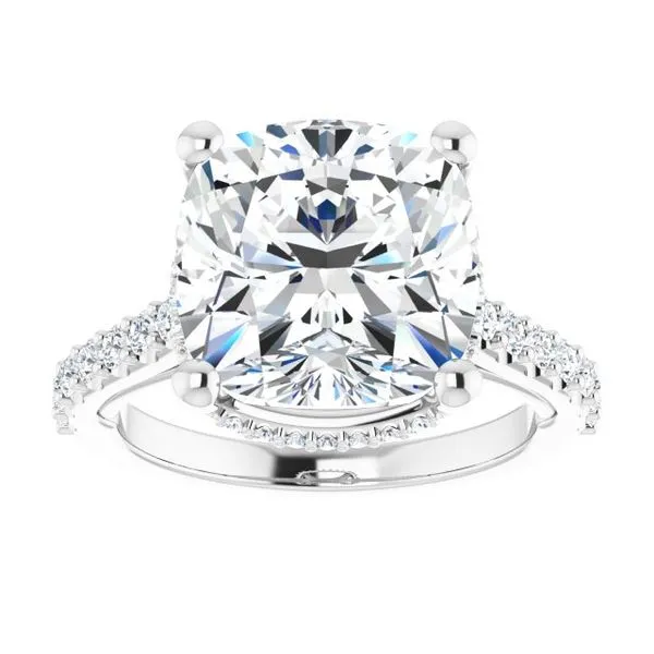 Hidden Halo-Style Engagement Ring Image 3 Paul James Jewelers Angels Camp, CA