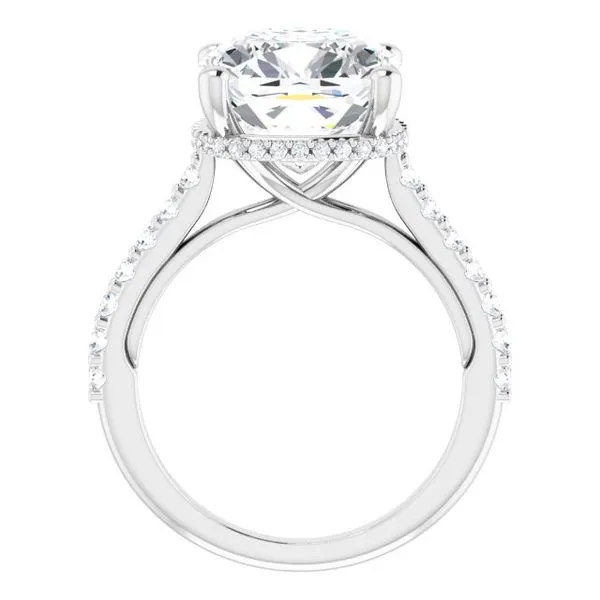 Hidden Halo-Style Engagement Ring Image 2 Witt's Jewelry Wayne, NE