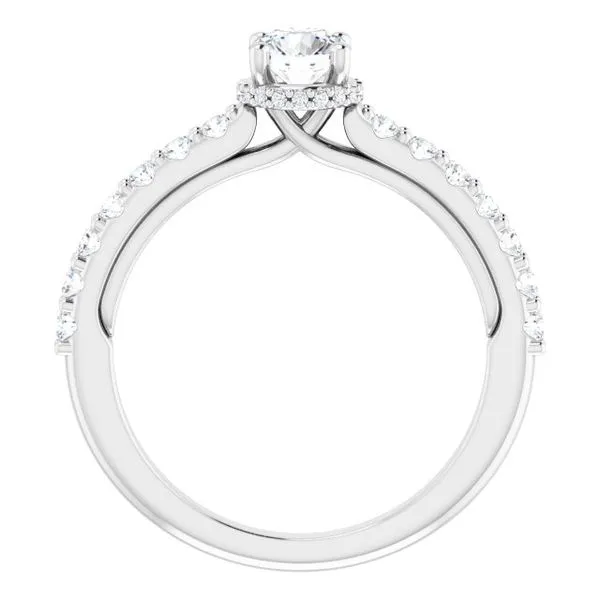 Hidden Halo-Style Engagement Ring Image 2 Rox Atlanta Jewelers Decatur, GA