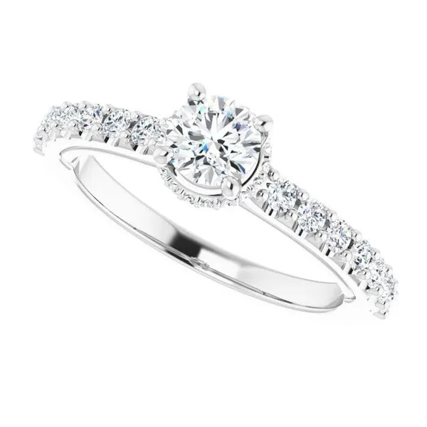Hidden Halo-Style Engagement Ring Image 5 Rox Atlanta Jewelers Decatur, GA