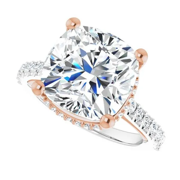 Hidden Halo-Style Engagement Ring Image 5 Arezzo Jewelers Elmwood Park, IL