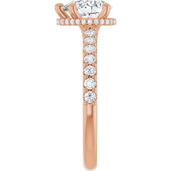 Hidden Halo-Style Engagement Ring Image 4 Rox Atlanta Jewelers Decatur, GA