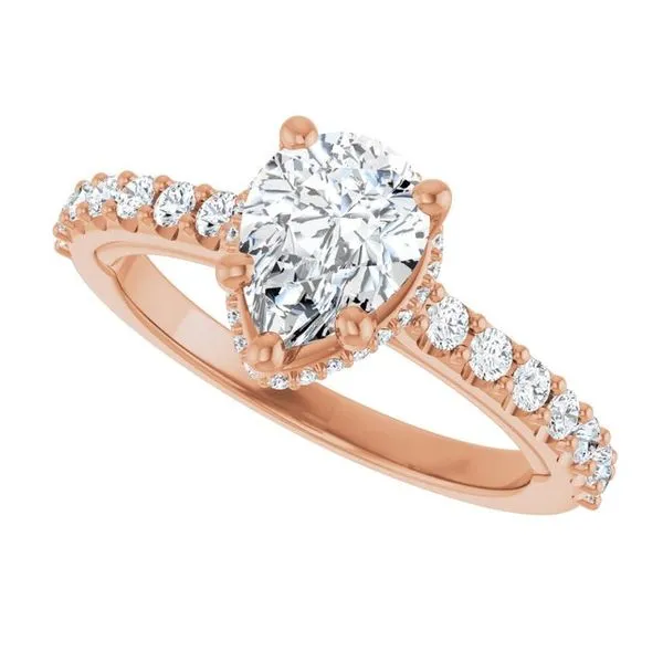 Hidden Halo-Style Engagement Ring Image 5 Paul James Jewelers Angels Camp, CA