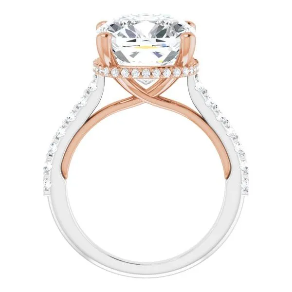 Hidden Halo-Style Engagement Ring Image 2 Clater Jewelers Louisville, KY