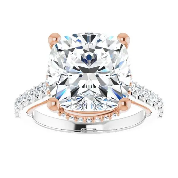 Hidden Halo-Style Engagement Ring Image 3 Clater Jewelers Louisville, KY