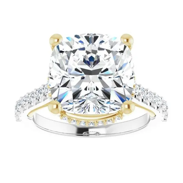 Hidden Halo-Style Engagement Ring Image 3 Golden Sails Jewelers, Inc. Saint Petersburg, FL