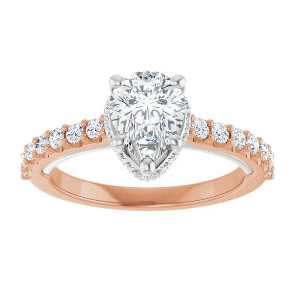 Hidden Halo-Style Engagement Ring Image 3 Austin's Fine Diamonds & Jewelry Lyndhurst, NJ