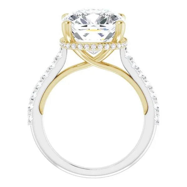 Hidden Halo-Style Engagement Ring Image 2 Austin's Fine Diamonds & Jewelry Lyndhurst, NJ