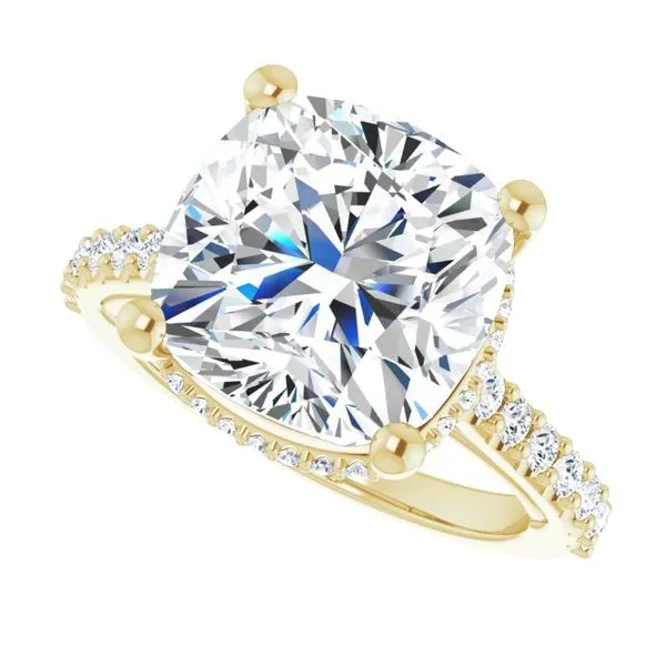 Hidden Halo-Style Engagement Ring Image 5 Clater Jewelers Louisville, KY