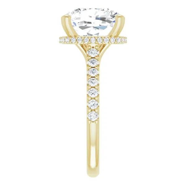 Hidden Halo-Style Engagement Ring Image 4 Paul James Jewelers Angels Camp, CA