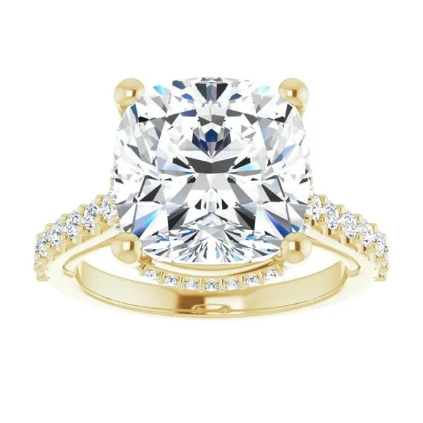 Hidden Halo-Style Engagement Ring Image 3 Clater Jewelers Louisville, KY