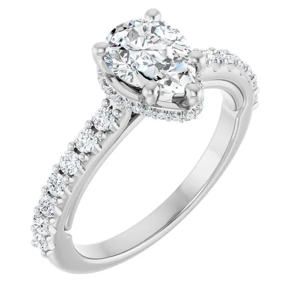 Hidden Halo-Style Engagement Ring Raleigh Diamond Fine Jewelry Raleigh, NC