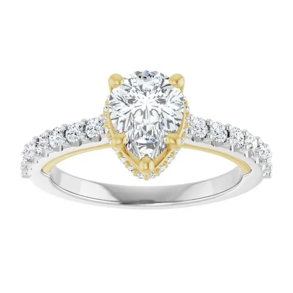 Hidden Halo-Style Engagement Ring Image 3 Rox Atlanta Jewelers Decatur, GA