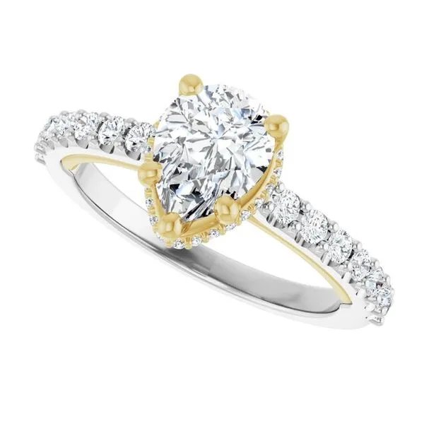 Hidden Halo-Style Engagement Ring Image 5 Rox Atlanta Jewelers Decatur, GA